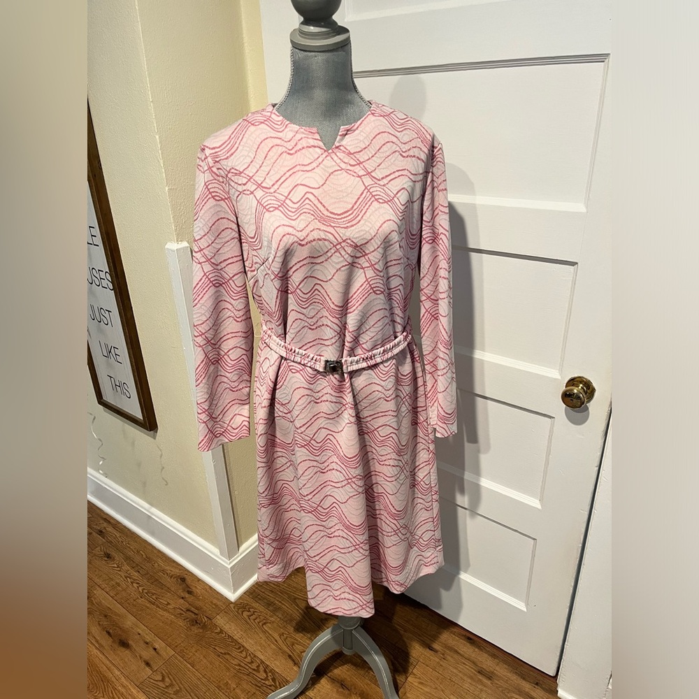 Vintage Swirl Pattern Dress